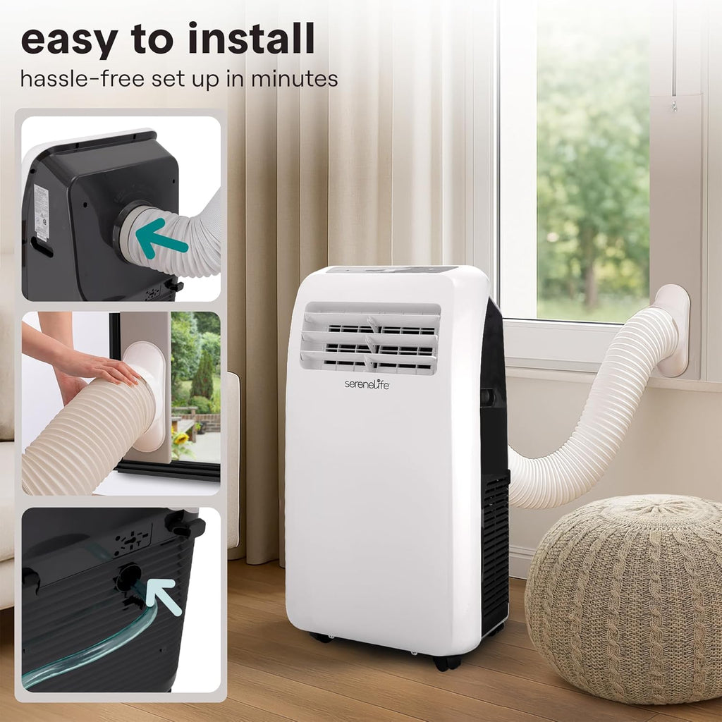 Portable Air Conditioner with Heat & Built-in Dehumidifier 10,000 BTU