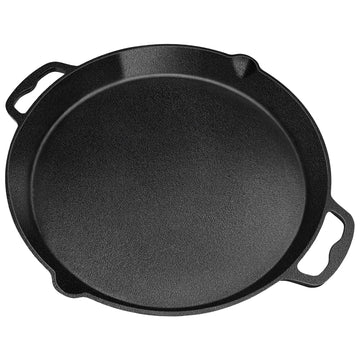12 inch Pre-Seasoned Cast iron Skillet, Frying Pan, Chef's Pan, Large Skillet, Cast Iron Camping Pan