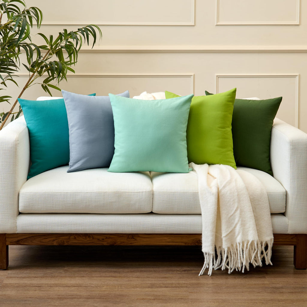 XO Throw Pillow Covers, Cotton, No Inserts 18"x18"
