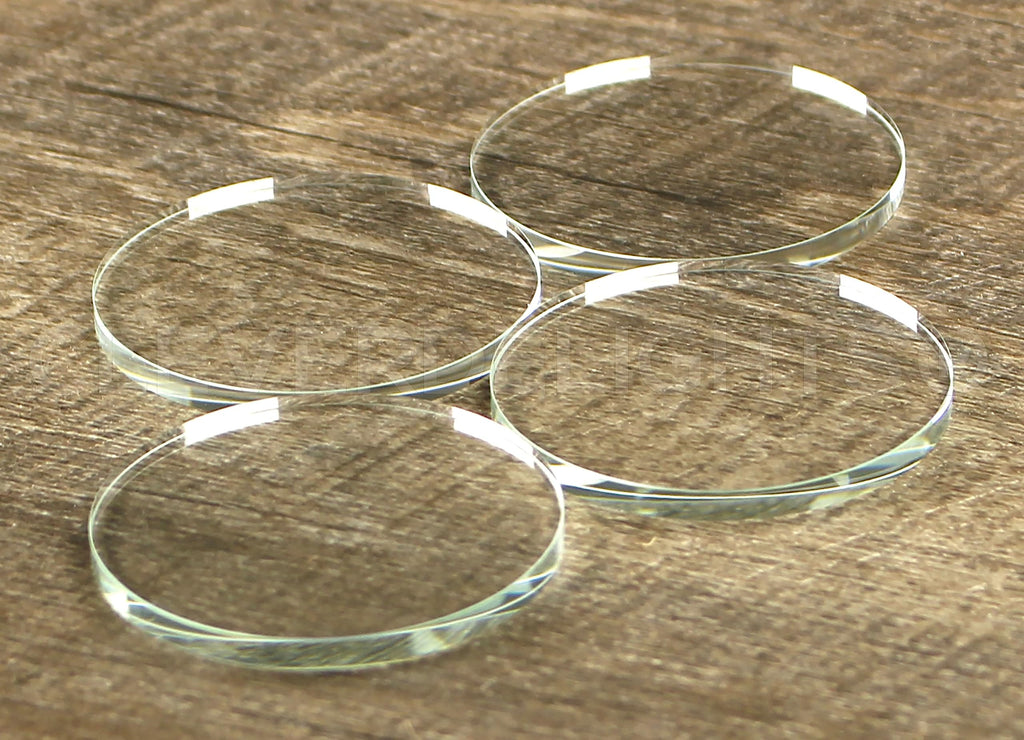 2" Round Glass Tiles - 10 Pack