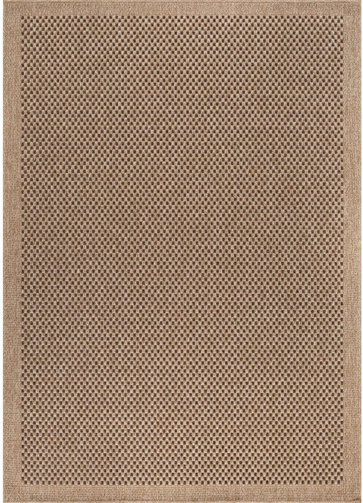 Easy Jute Rug, Indoor Outdoor Natural Color Fiber Area Rugs Patio and Kitchen Rug, Sisal Boho Woven Design