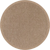 Easy Jute Round Rug 6ft Indoor Outdoor Natural Color Fiber Area Rugs