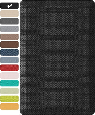 Kitchen Mats for Floor, 20x37 Anti Fatigue Cushioned Mat,3/4 inch Thick, Kitchen Rugs,Waterproof,Comfort Ergonomic