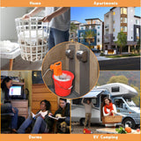 Portable Washing Machine Small Mini Hand Compact Semi Automatic Washer Laundry Perfect for Home Apartment Dorm RV