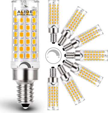E12 C7 Dimmable Led Candelabra Bulbs 60 Watt Replacement, 2700k