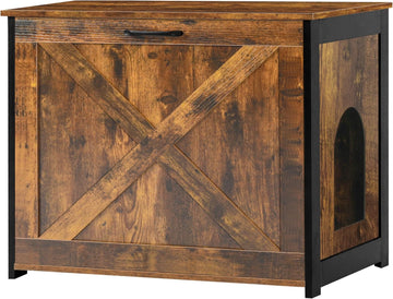 Cat Litter Box Enclosure, Hidden Litter Box Furniture, 27.6 Inches