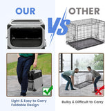 Dog Crate,36x25x25 Inch Large Dog Crate for Large or Medium Dogs, Portable and Foldable Design of Dog Cage