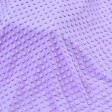 Purple Minky Dot Fabric, by The Yard, 36"x59"