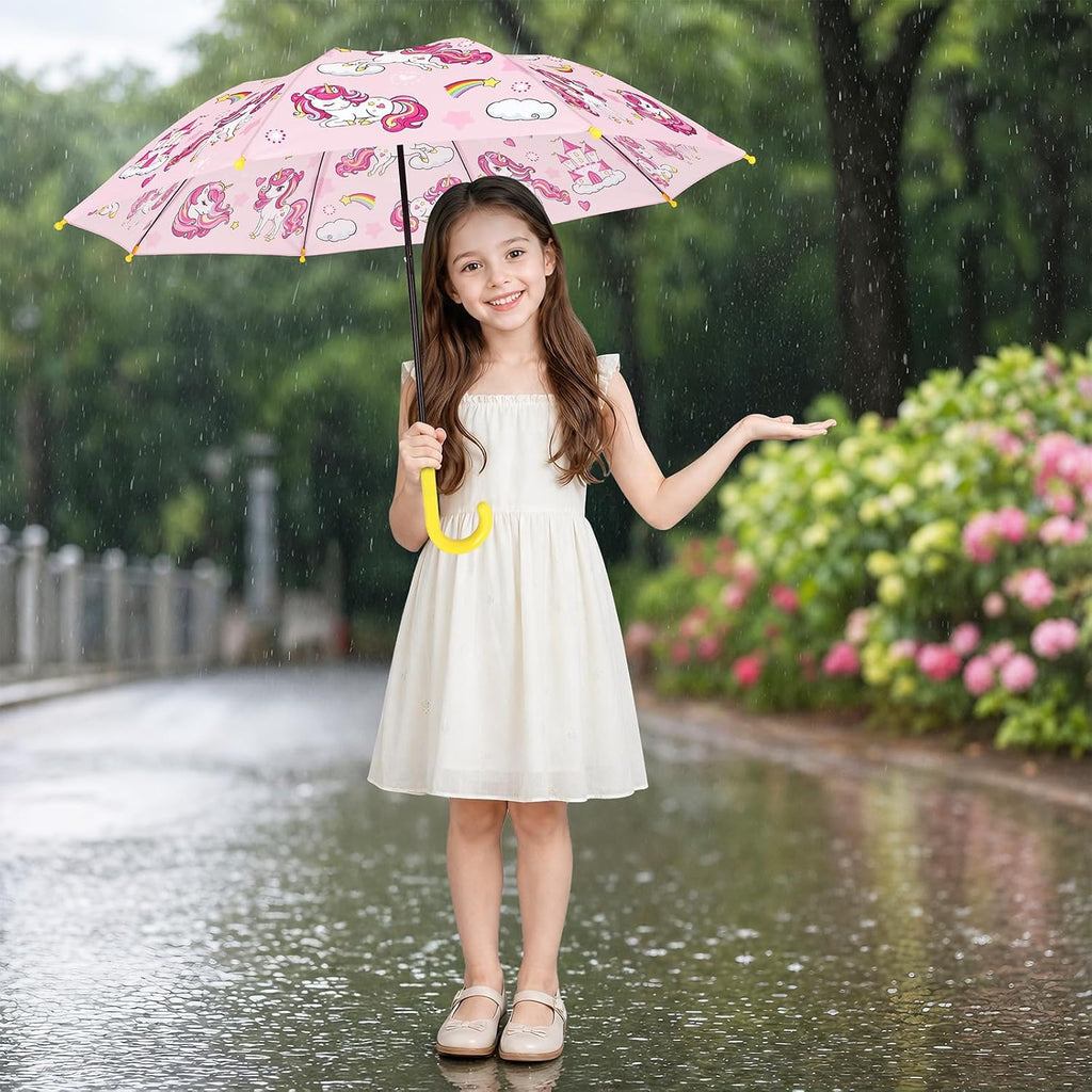 Kids Umbrella for Girls Boys Lightweight and Portable Compact Toddler Umbrella