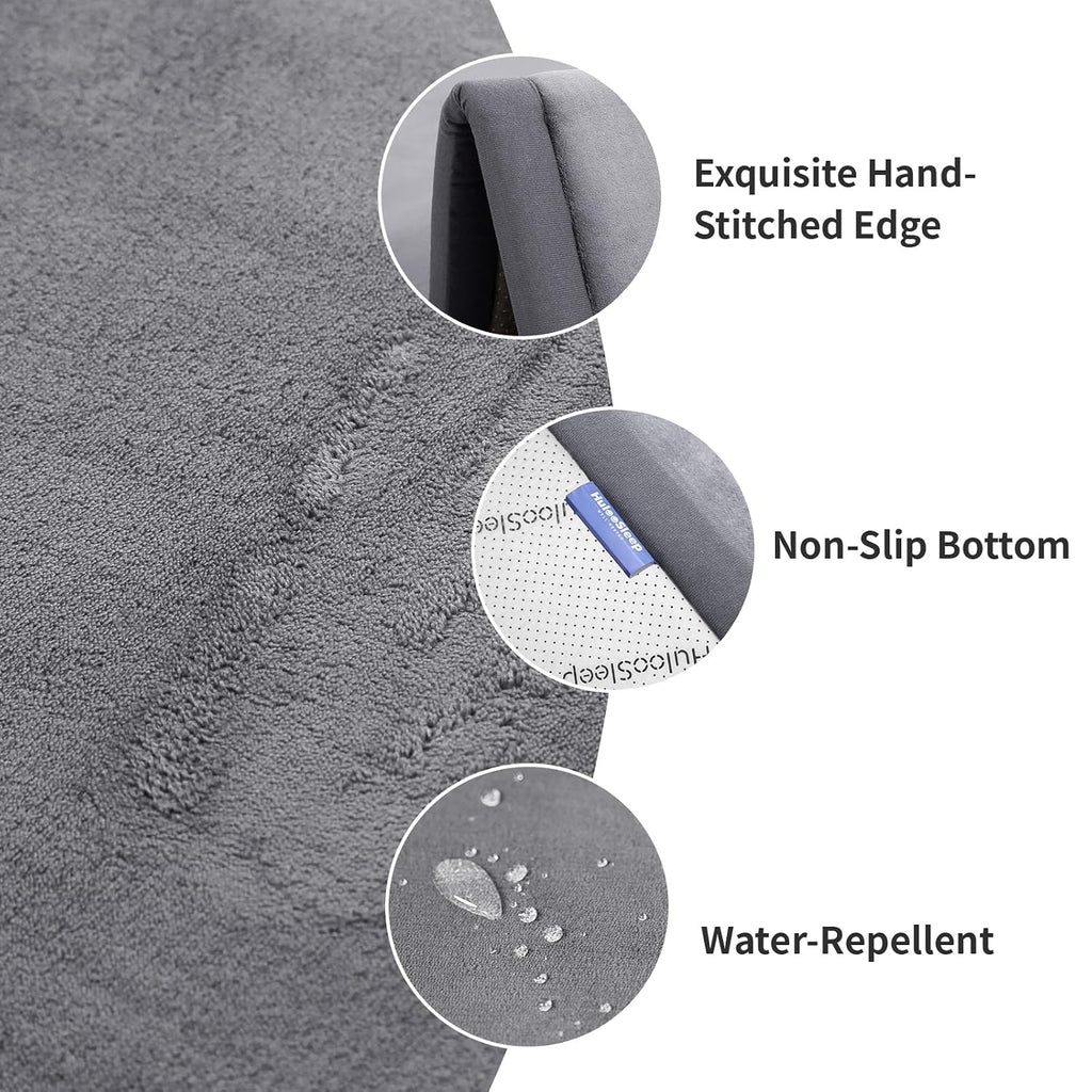 Ultra Soft Baby Play Mat for Floor,1.3" Thick Elasti-Foam 50x50 Playpen Mat for Toddlers Infant kids,Non-Slip Backing