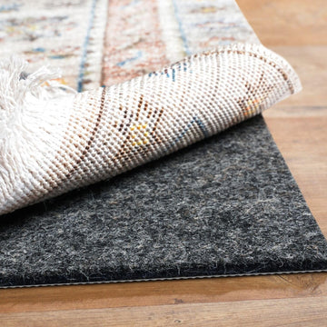 BAGAIL Felt and Natural Rubber Backing Rug Pads 1/8" Thick, 2 x 6 Ft Non Slip Rug Gripper Keep Rugs in Place, Under - Set of 12