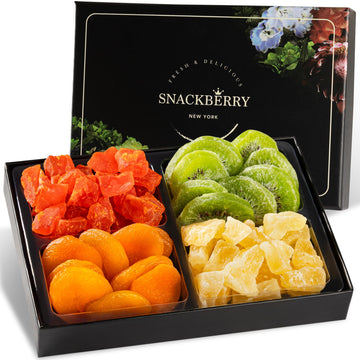Variety Dried Fuit Gift Basket, Fathers Day Gift Basket, Gift Box for Birthday. Anniversary, Get Well Gift, Gift for