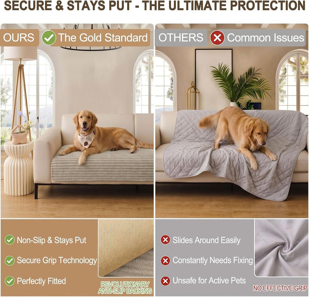 Waterproof Couch Cover for Dogs, Non-Slip Pet Sofa Covers Washable