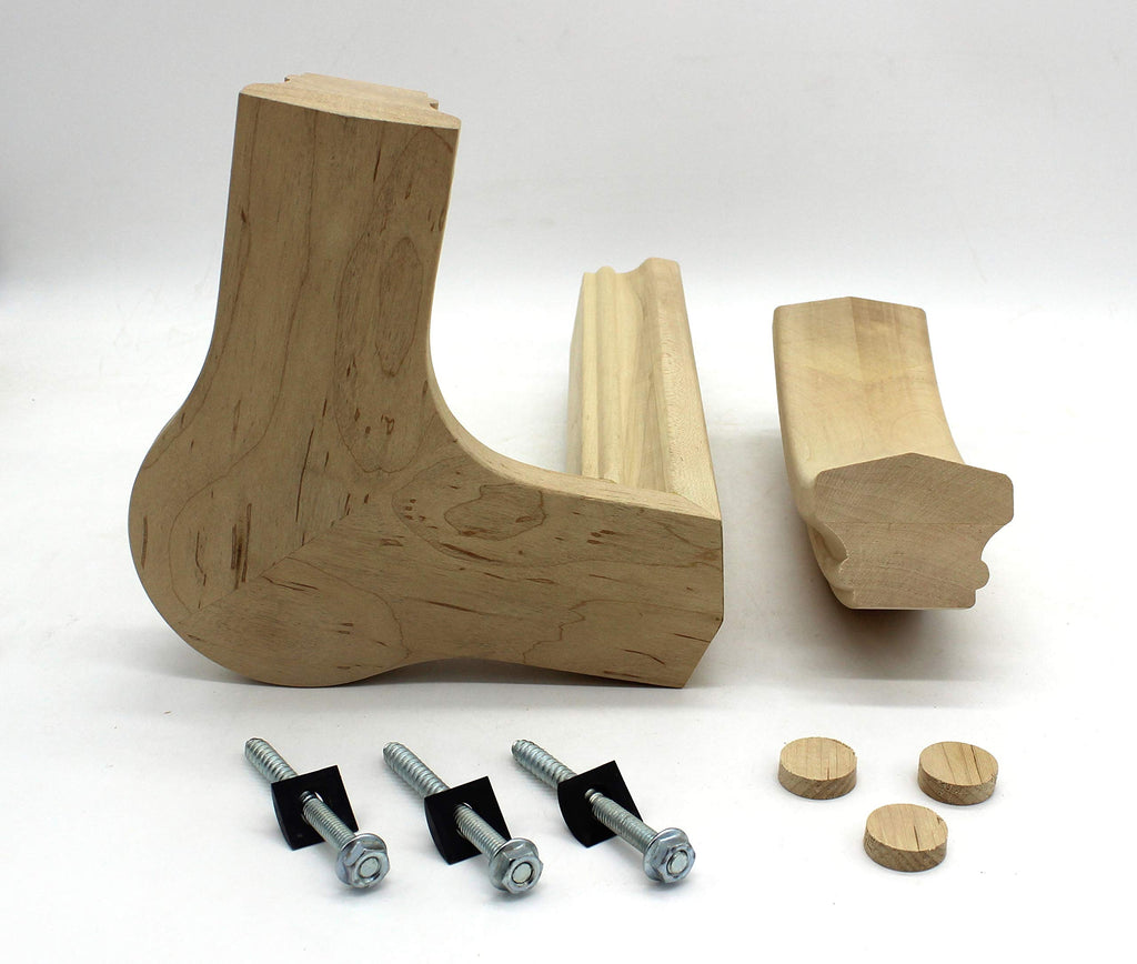 Maple 7786, Right Hand Gooseneck 2 Rise with Cap, 6701 Series Rail Fitting