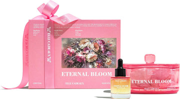 Orange Blossom Oil Diffuser Aromatherapy Gift Set with Crystal Stones - Home Spa & Relaxation Oil Gift for Women