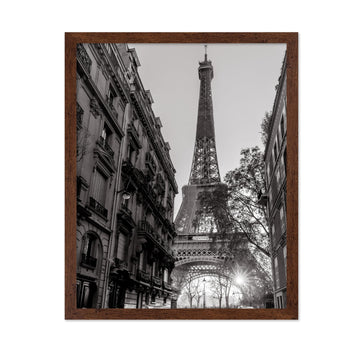 Eiffel Tower Poster - Paris Print - Back Alley - City Architecture Artwork - Modern Design - Aesthetic Photography