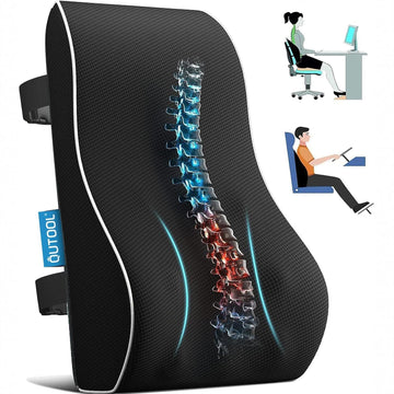 Lumbar Support Pillow Chair,Mothers Day Gifts for Mom, Back Support Pillow for Car, Office Supplies, Chair Cushions