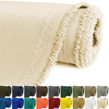 Waterproof Canvas Fabric by The Yard 600D Upholstery 58x72in Ivory