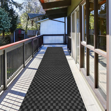 Runner Rug 2 ft x 6 ft Carpet Runners, Indoor/Outdoor Hallway Kitchen Entryway Bedroom Area Rugs with Non-Slip Rubber