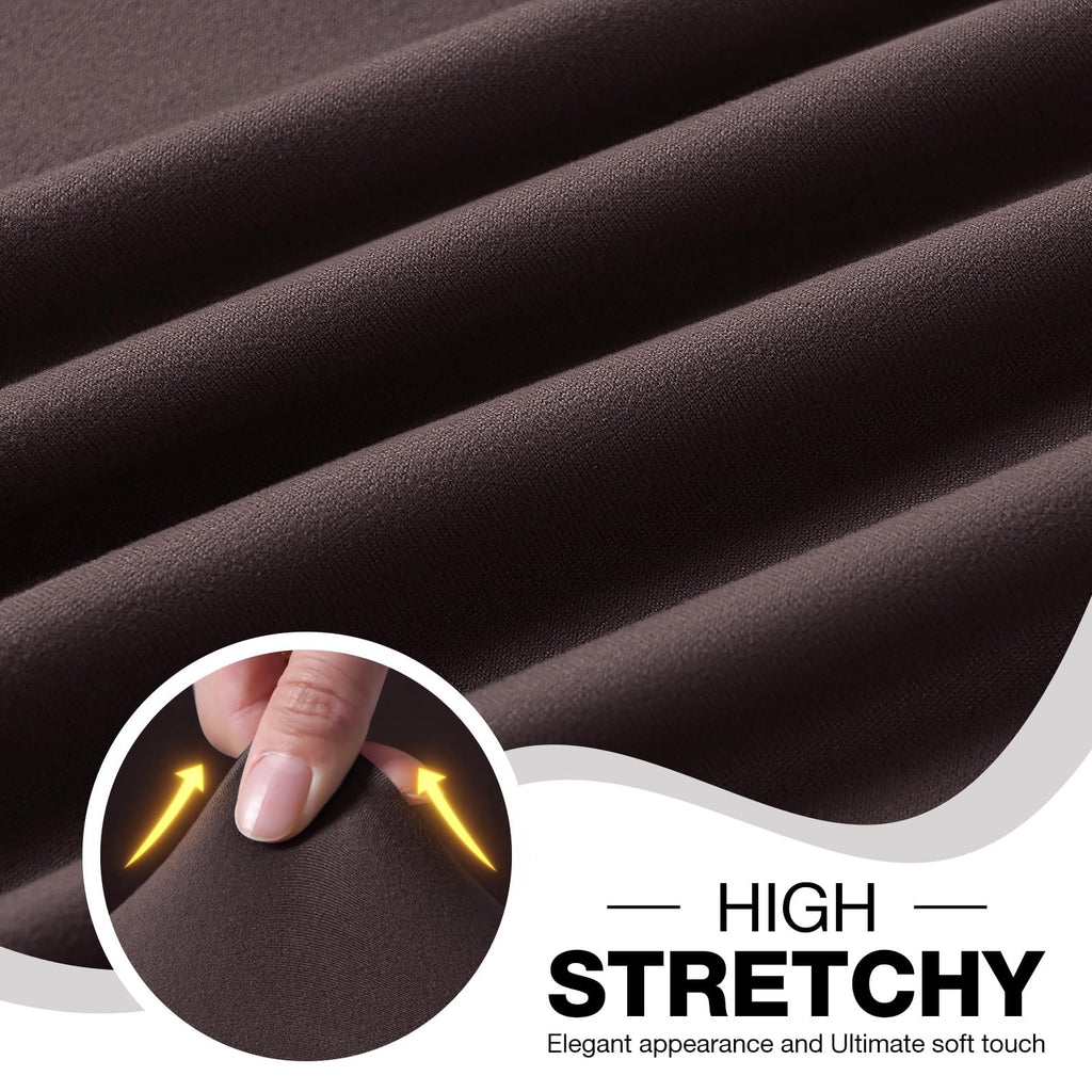 Couch Cushion Covers Medium 1 Piece Stretch Couch Covers for 2 Seat Couch, Sofa Seat Covers Soft Washable Furniture