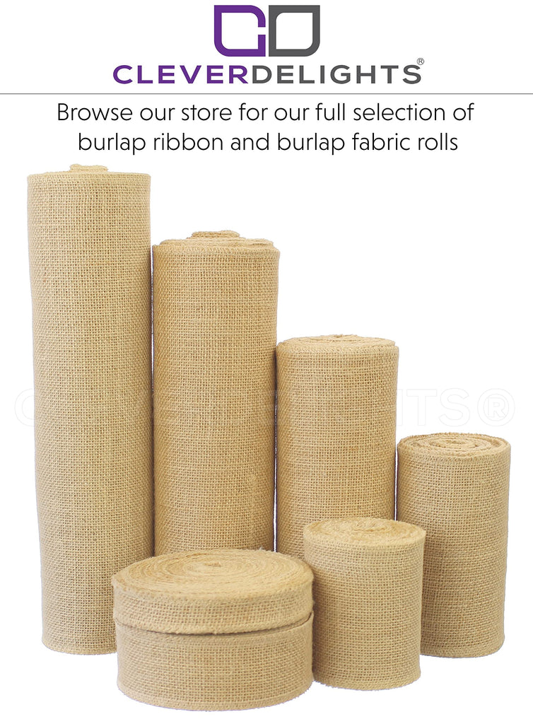 14" Premium Burlap Roll - 10 Yards - No-Fray Finished Edges