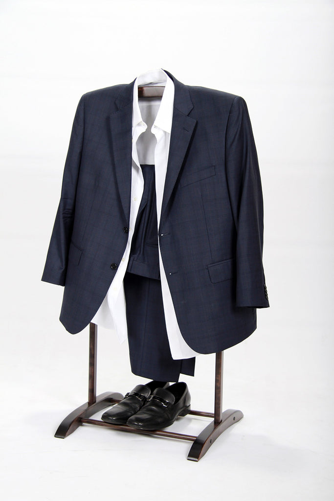 Hardwood Clothes Valet Stand (Espresso)