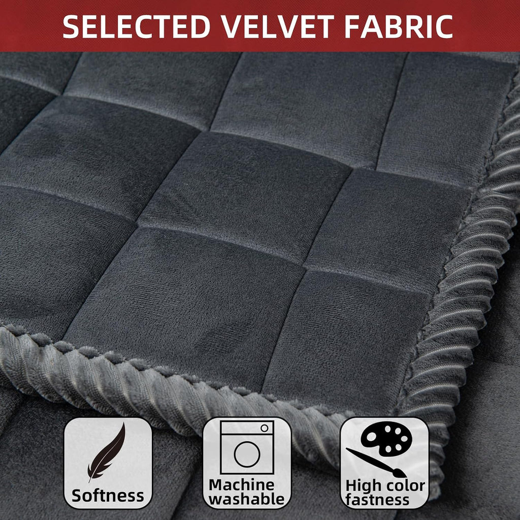 Couch Cover for Dogs Washable Pet Bed Fuzzy Pet Couch Covers Nonslip Couch Slipcover for Dogs, Kids, Pets Friendly