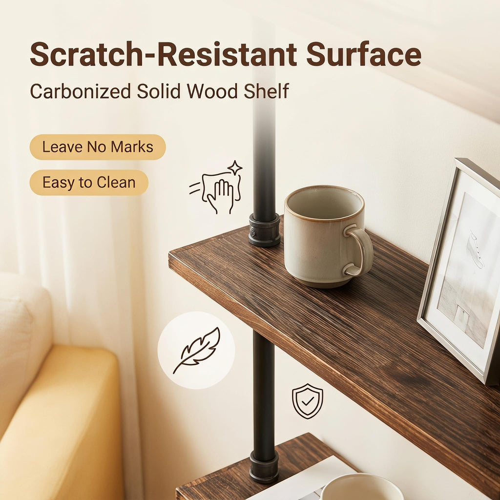 Retro Wall Mounted Pipe Shelf 36inch Width Farmhouse 6 Layers Storage Organizer Bathroom Office Home Decor Industrial