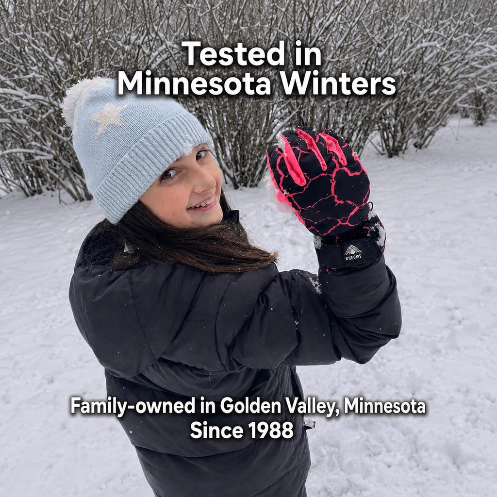 Kids Waterproof Winter Thinsulate Warm Gloves