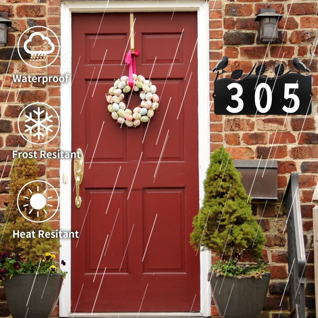 Metal Address Numbers, Address Plaque