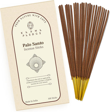 Palo Santo Incense Sticks, Burn Time 45-60 Min, 100 Sticks