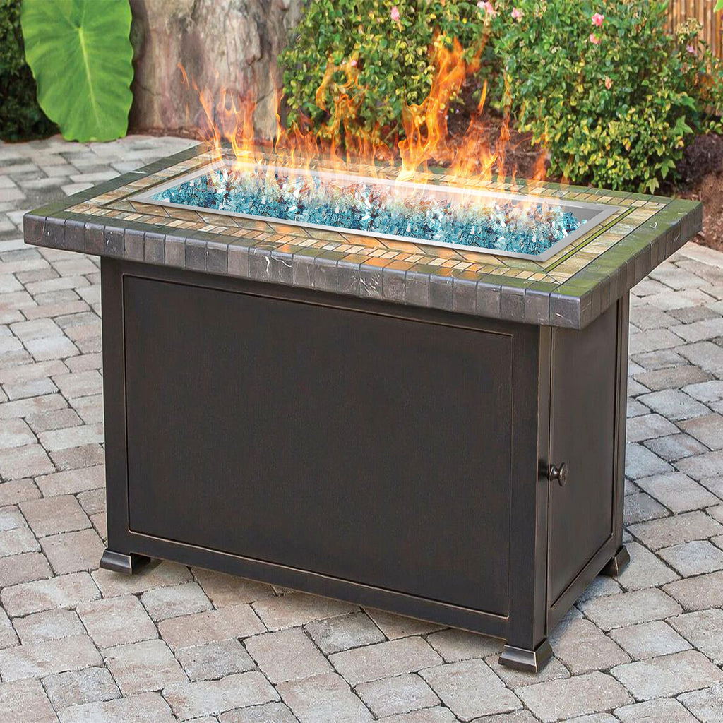 48 x 14 Inch Rectangle Drop-in Fire Pit H-Burner Pan