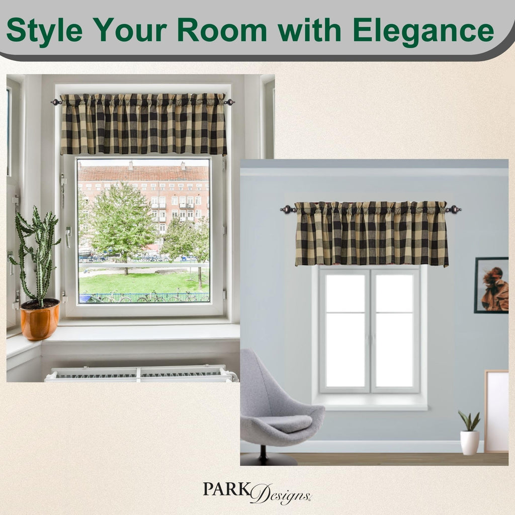 Wicklow Buffalo Check Valance