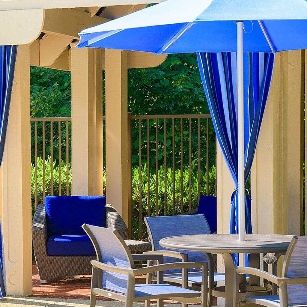 Marine Waterproof Canvas Fabric 600D PVC Backing 60"×720" Blue