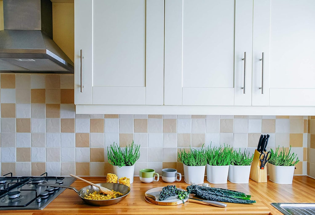 30 Pack |6'' Cabinet Pulls Brushed Nickel Stainless Steel Kitchen Cupboard Handles Cabinet Handles 6”Length, 3.75” Hole