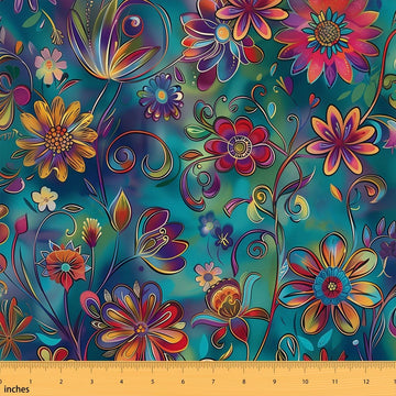 Gradient Boho Fabric by The Yard Bohemian Ethnic Soft