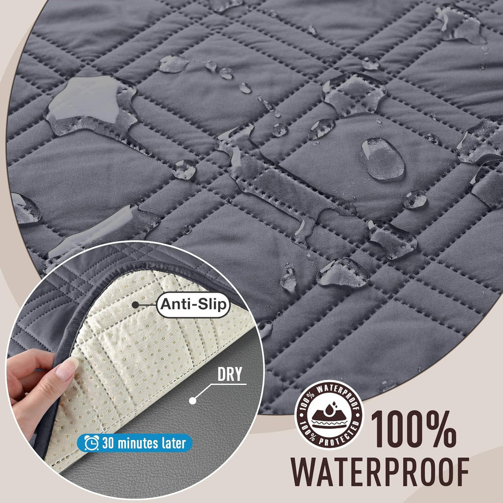 Waterproof Couch Covers for Dogs, Non Slip Pet Sofa Cover, 3 Seater