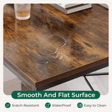 47 Inches L Shaped Desk, Computer Desk with Reversible Storage Shelves, for Gaming Corner Home Office Writing Study