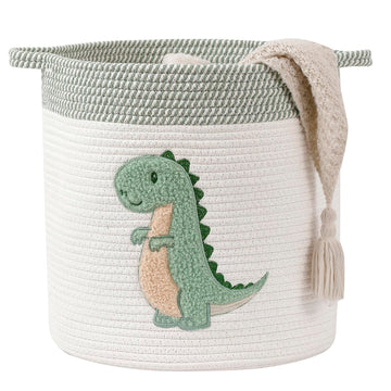 Baby Hamper Large Toy Storage Basket for Toddlers Boys, Dinosaur Room Decor