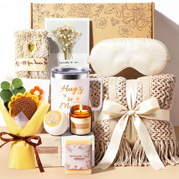 Get Well Soon Gift Baskets for Women Birthday Gifts Spa Self Care Package
