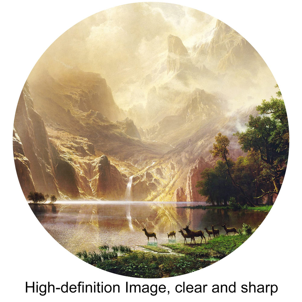 Among the Sierra Nevada, California by Albert Bierstadt, Canvas Print