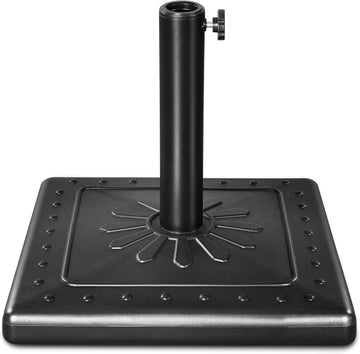 24lbs Prefilled-Umbrella-Base, 15" Square Patio Umbrella Stand Weight