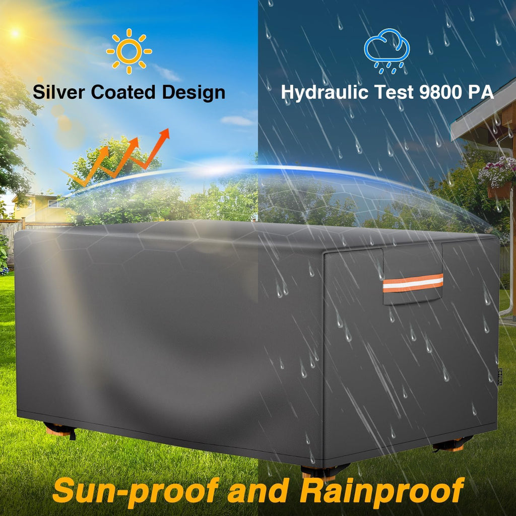 Rectangular Gas Fire Pit Table Cover, 52*34*24 In