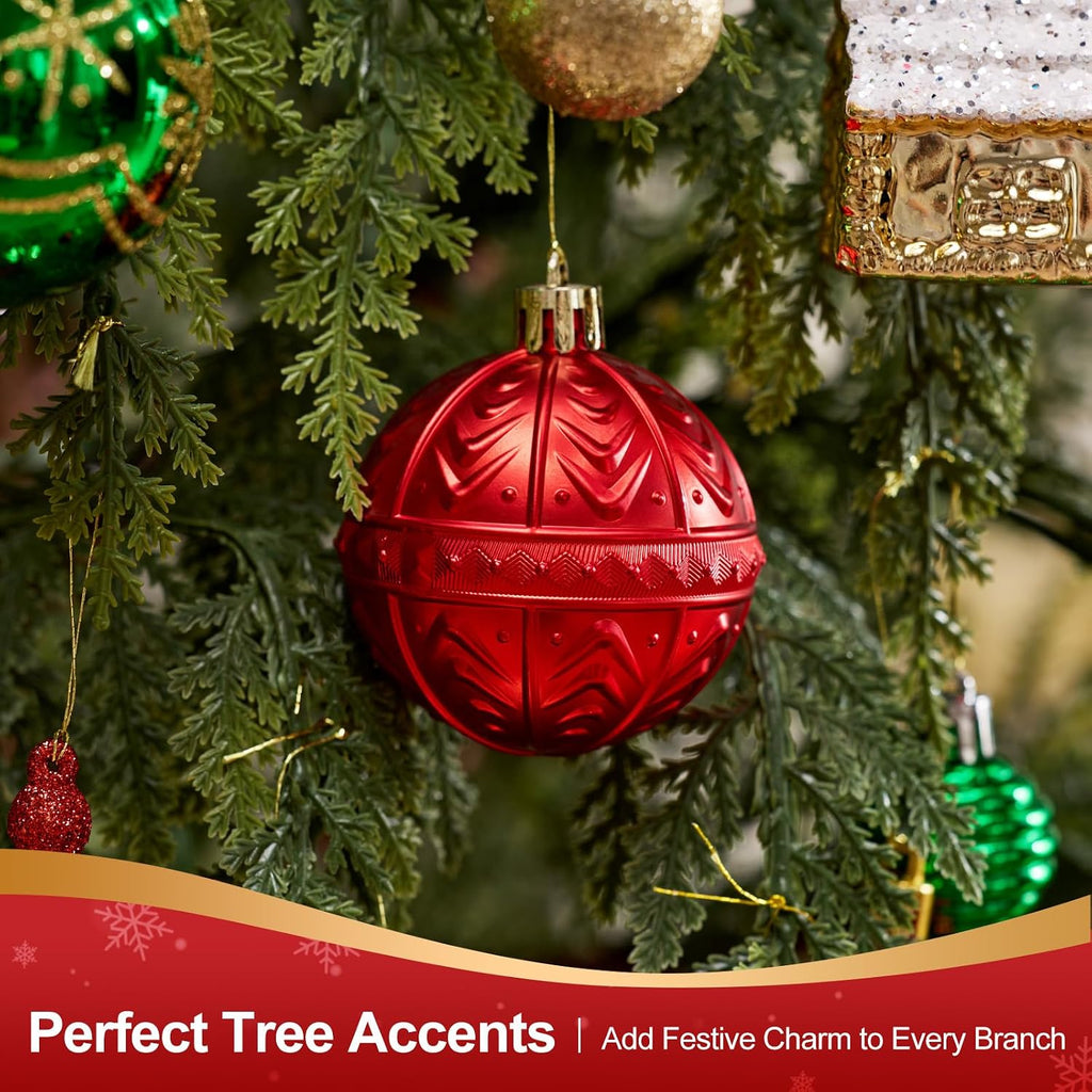 Christmas Ornaments 96Pcs Set,Shatterproof Christmas Tree Balls