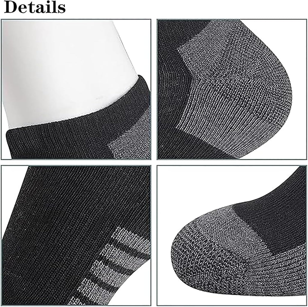 Pairs Boys Low Cut Ankle Socks Kids Crew Athletic Breathable Cushion Sole Socks for Running Hiking
