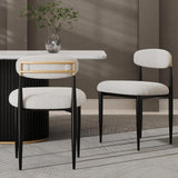 Morden Fort Upholstered Dining Chairs Set of 2
