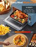 Bravo Pro Smart Air Fryer Toaster Oven Combo, Airfryer Convection Oven Countertop, 10-in-1 Functions with Quicker &