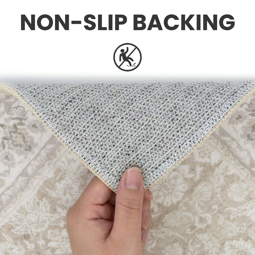 2.6x16 Washable Runner Rug, Non Slip Area Rug Kitchen
