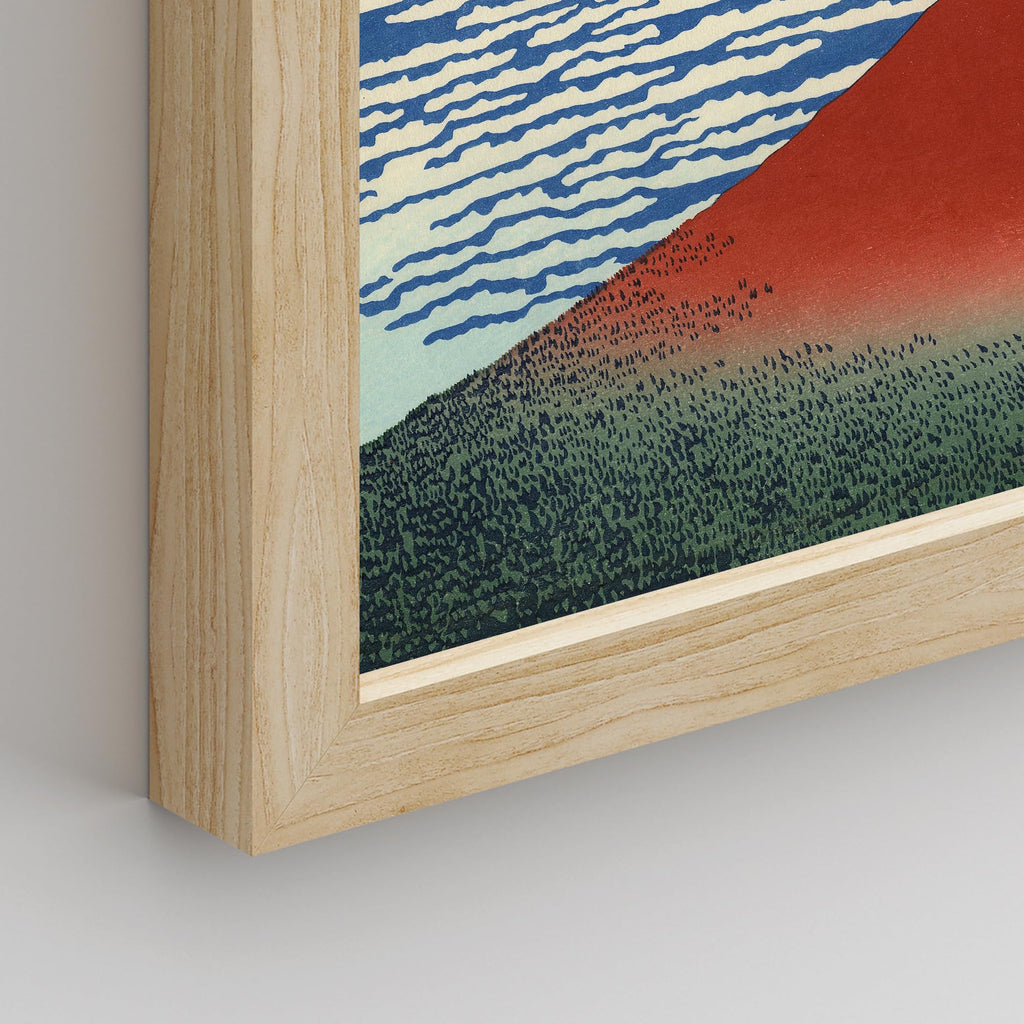 Framed Poster Japanese Ukiyo-e Art Prints Traditional Hokusai Landscapes Illustrations Fine Art Decorative Vintage