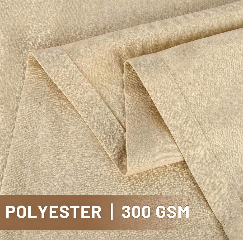 Outdoor Curtains Waterproof - 300 GSM Block Sunlight Thermal Insulated Privacy Assured Thick Outside Curtains for